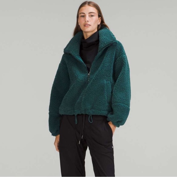 Lululemon Cinchable Fleece Zip Up - Picture 6 of 8